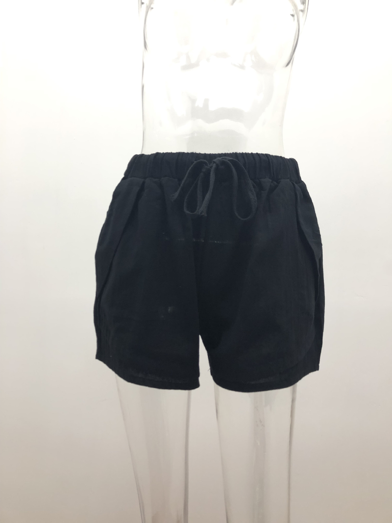 Stilvolle Damen-Jogginghose mit hohem Bund und Schnürung aus Stretchmaterial_voghion.com