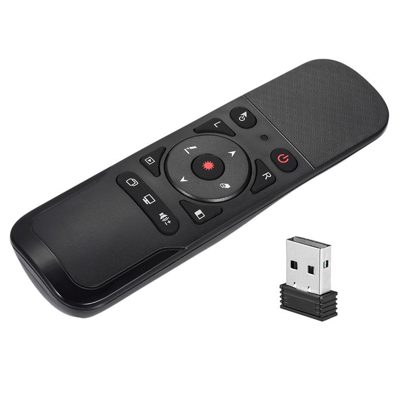 Pointeur Laser Air Mouse sans fil 2.4G, Gyroscope 6 Gxes, présentateur, télécommande pour présentation PPT_voghion.com