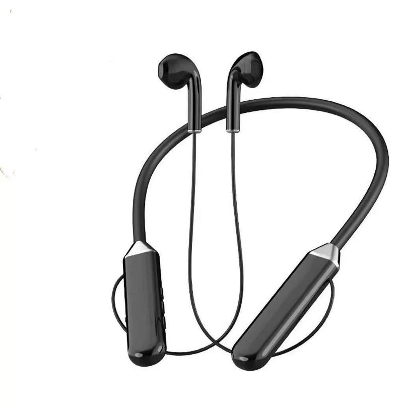 Neu Berlin Sound Neckband In-Ear Drahtlose Bluetooth Kopfhörer Ultra Lange Batterie Lebensdauer Laufen Sport Power Display_voghion.com