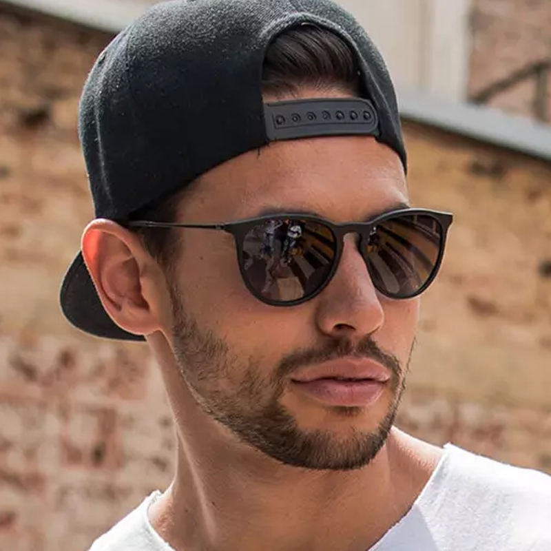 Marque Designer Rond Cat Eye Lunettes De Soleil Homme Rétro Nuances Mâle Lunettes De Soleil Miroir Clair Vintage Mode Conduite Oculos De_voghion.com