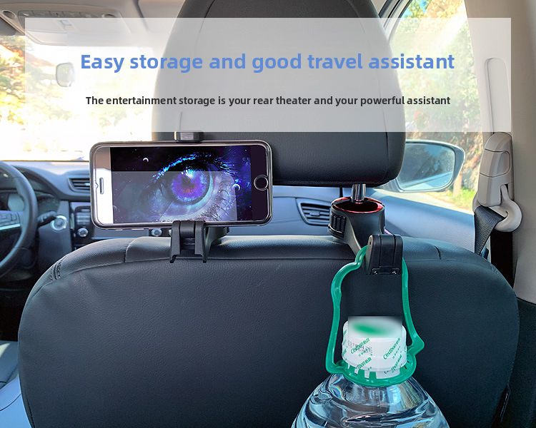 Flash G02 Bracket Phone Holder Locking Hook Personalized Car Creative In-Car Automotive Accessories_voghion.com