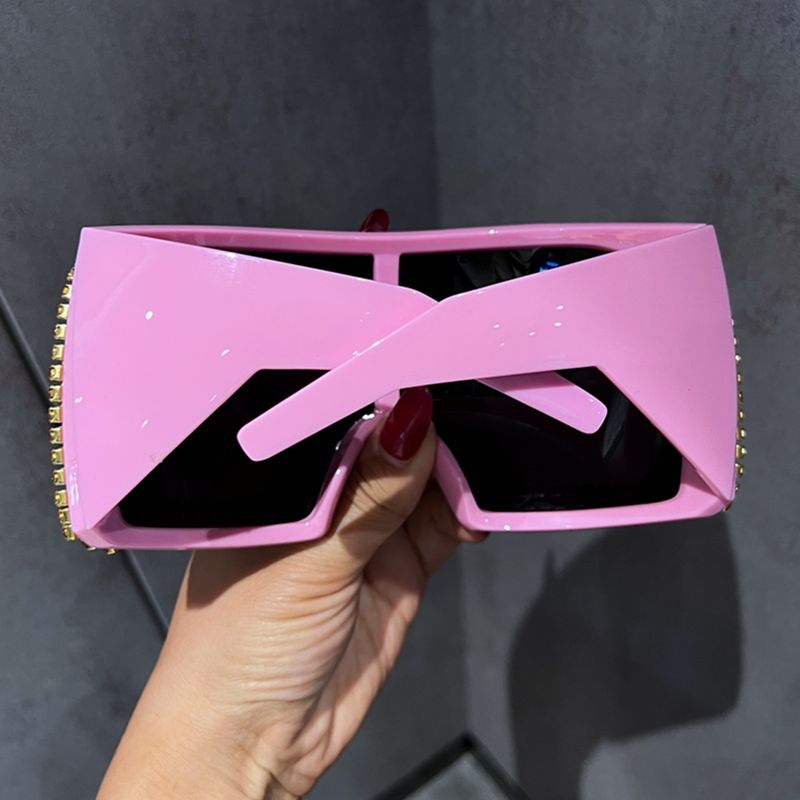 Occhiali da sole quadrati oversize con personalità futuristica, occhiali da sole punk da festa, occhiali da sole da donna alla moda con maschera integrata per uomo_voghion.com