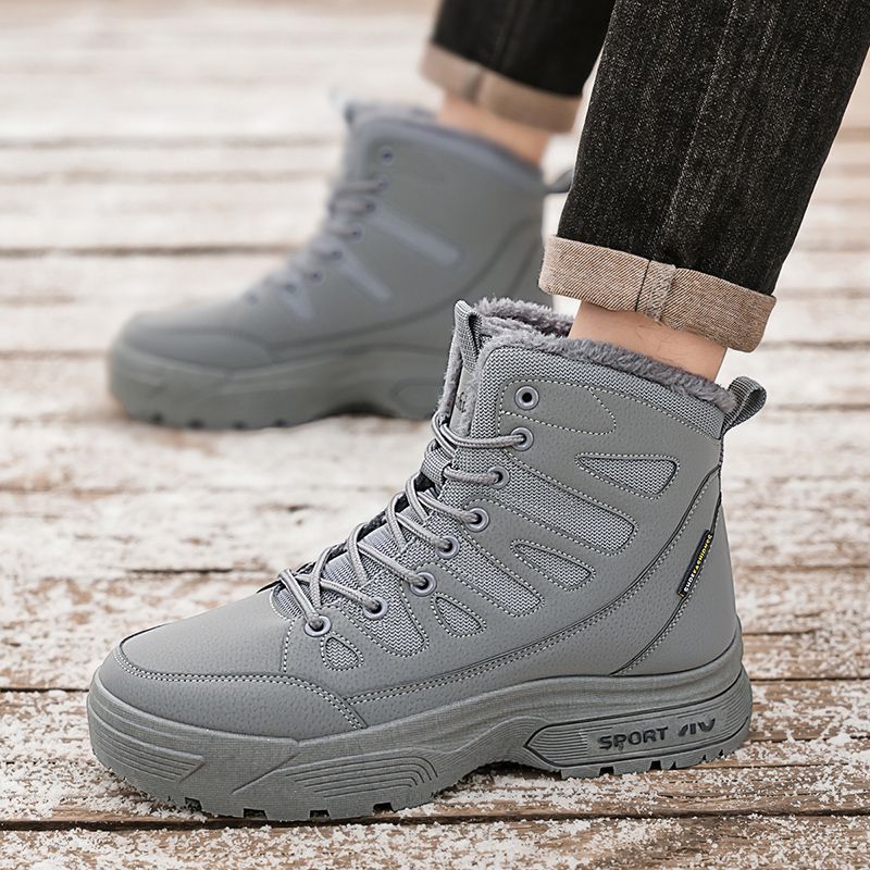 Neu Leder Frühling herren Schuhe High-top herren Erhöhung Werkzeug Martin Stiefel_voghion.com