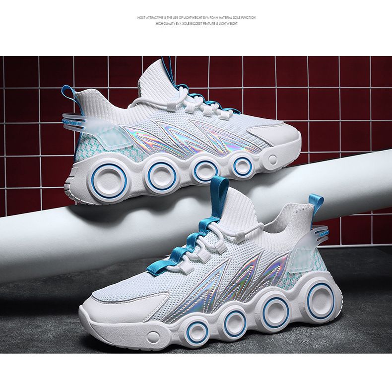 Baskets de sport respirantes pour hommes, chaussures d'été simples en filet, confortables, décontractées, légères, antidérapantes, tennis_voghion.com