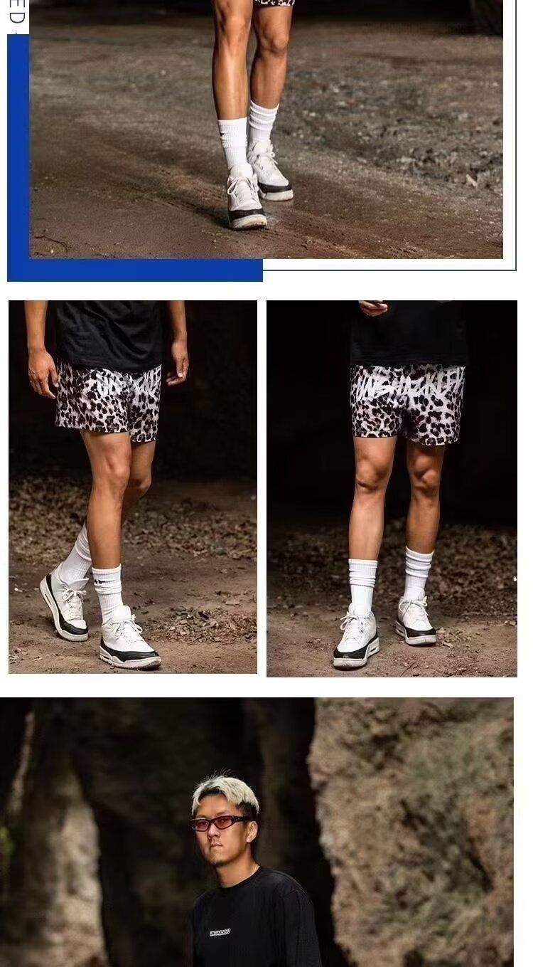 Sports men's summer American basketball trendy brand loose casual pants for outerwear plus size beach shorts_voghion.com