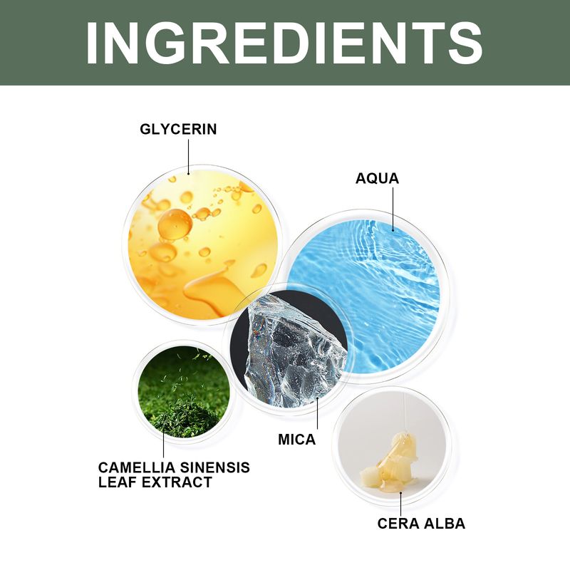 EELHOE Green Tea Solid Deep Cleaning And Moisturizing Facial Mask Pore Shrinking Smearing Mud Mask Stick_voghion.com