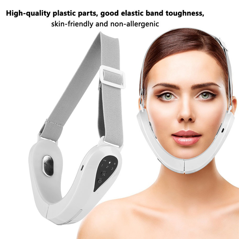 Facial Intelligent EMS Microcurrent Facial Slimming Device, Lifting And Tightening Face Mask V Massager Beauty Device_voghion.com
