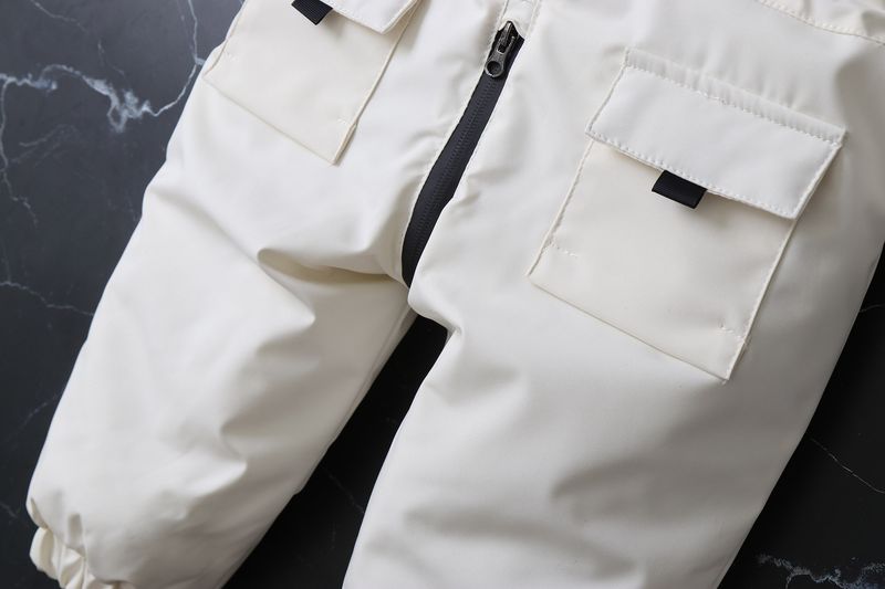Traje de nieve impermeable para bebé: mono de esquí ligero con cremallera completa para niños pequeños (90-120 cm) y mono con capucha transpirable para niños y niñas._voghion.com