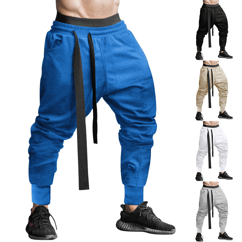 2024 neue Frühling Sommer männer Casual Hip Hop Einfarbig Jugend Lose Baggy Jogger Lange Hosen_voghion.com