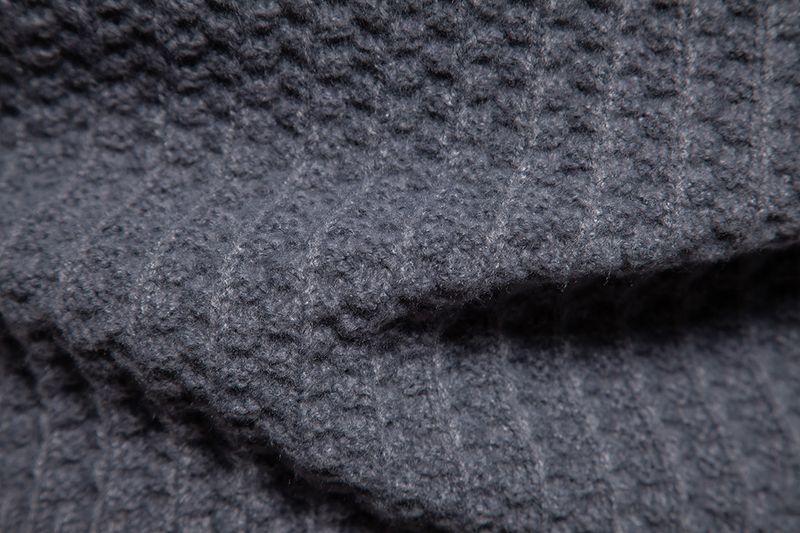 Men's pullover sweater, winter European size solid color versatile youth knitwear top_voghion.com