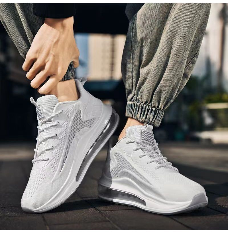 Erkek Ayakkabıları Koşu Ayakkabıları Hava Yastıklı Erkek İlkbahar ve Sonbahar Yeni Moda Nefes Alabilir Yumuşak Taban Erkek Günlük Dış Ticaret Sınır Ötesi Spor Ayakkabısı_voghion.com