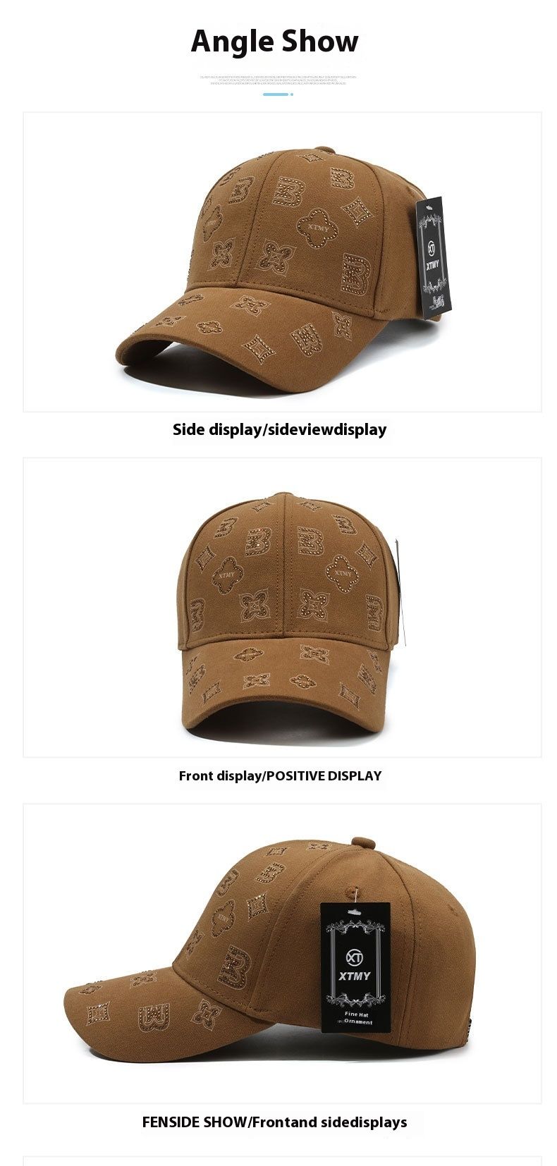 Vielseitige Baseballmütze für Frühling und Herbst, Sonnenschutz- und Sonnenschutzmütze mit Rautenmuster, koreanische Retro-Entenzungenmütze für Männer und Frauen_voghion.com