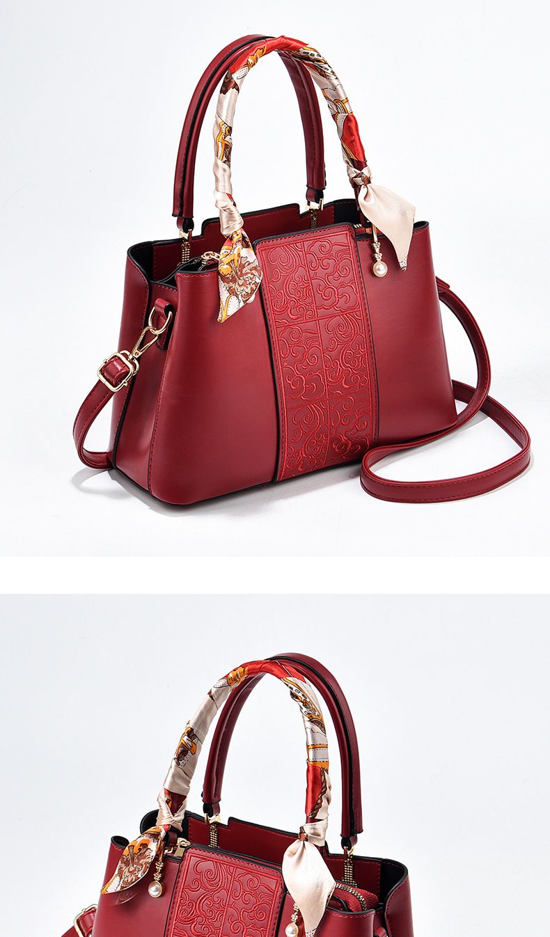 Wedding bags women's bridal bags high end red wedding handbags for middle aged mother in law_voghion.com