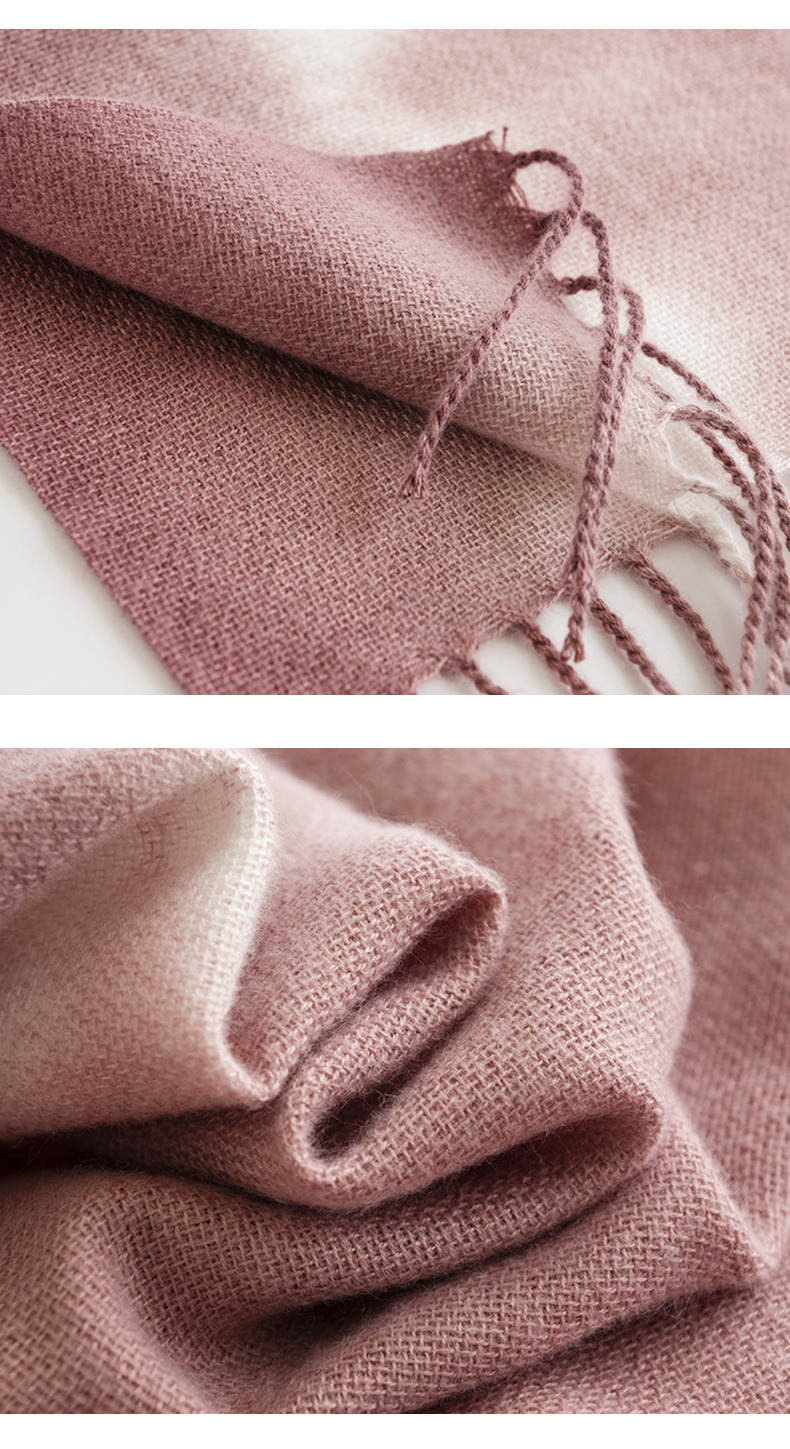 Elegant wind gradient scarf new listing of fall and winter shawl imitation cashmere scarf female warm scarf_voghion.com