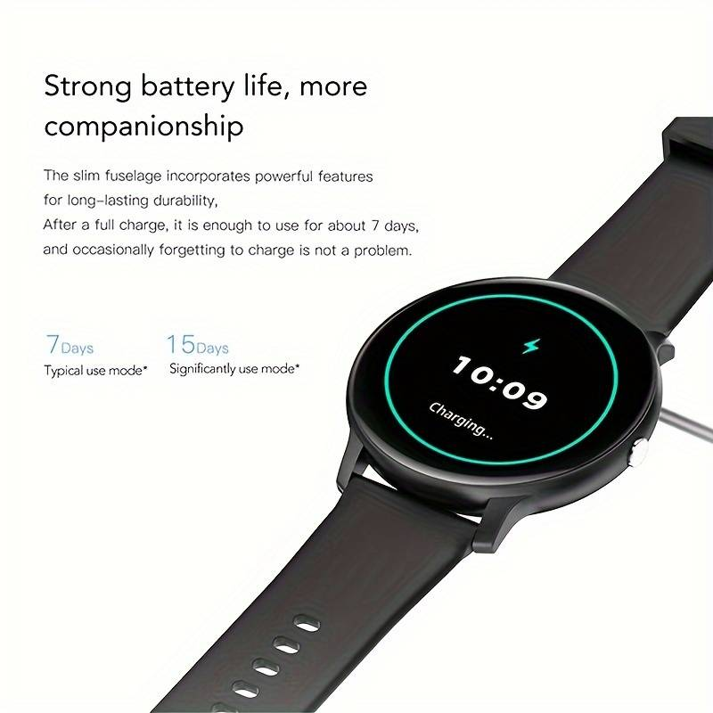 Smart Watch, 1.28 Full Touch Screen Smart Watch, Gift for Men and Women_voghion.com