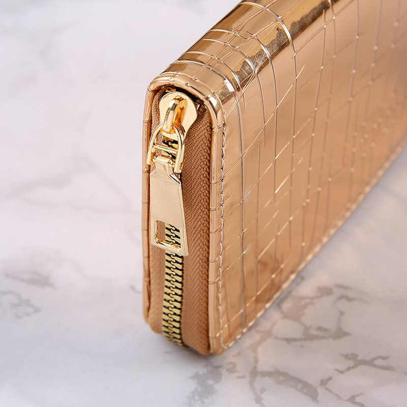 New Stone Pattern Sequins European And American Wallet Long Card Holder Wallet Clutch Bag Multi Card Slot Ladies Coin Purse_voghion.com