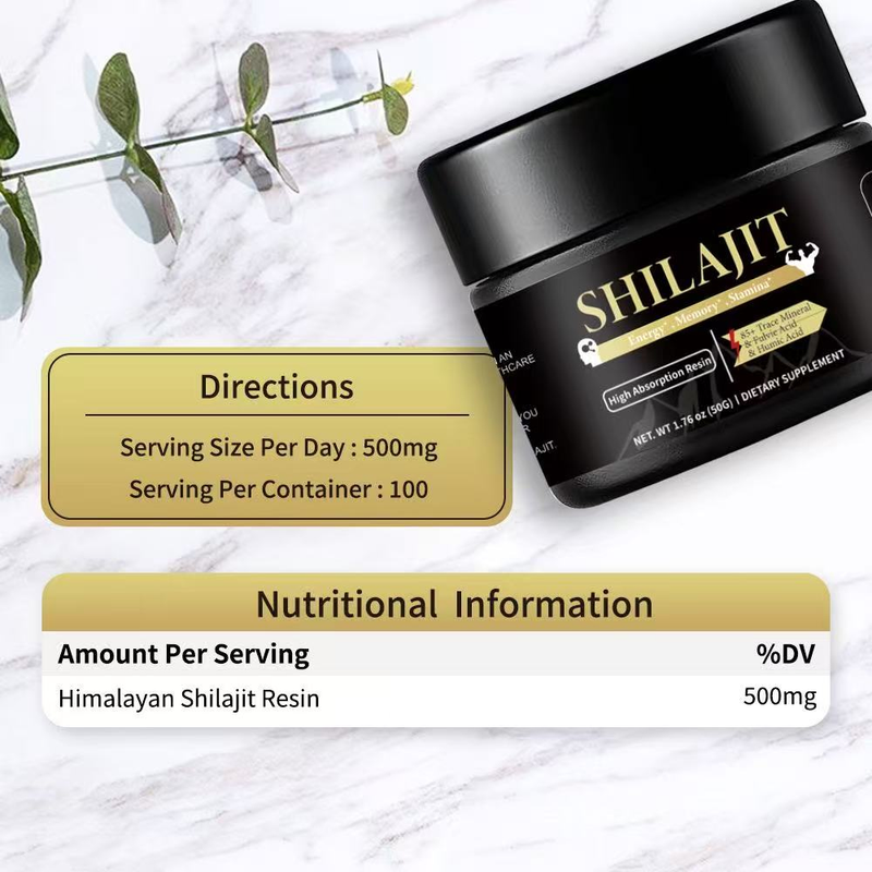 50g Pure Himalayan Shilajit Soft Resin Dietary Supplement_voghion.com