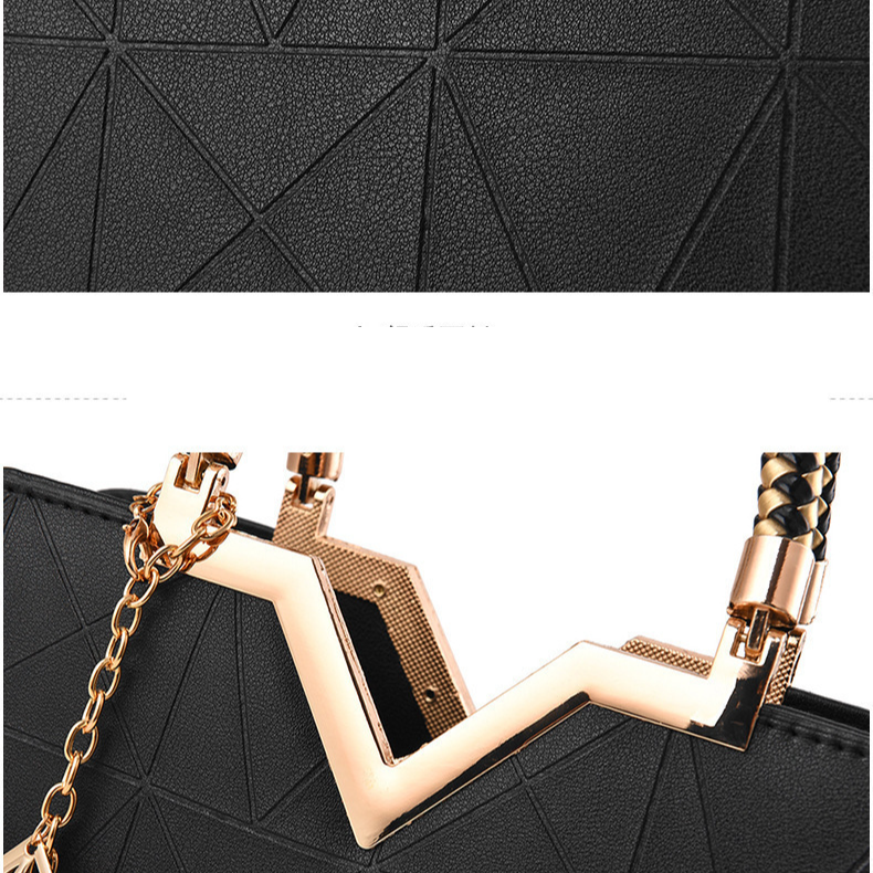 Naisten käsilaukku Muoti-tyylinen käsilaukku Naisten käsilaukku Naisten yhden olkapään äitilaukku Keski-ikäisten naisten Crossbody-laukku_voghion.com
