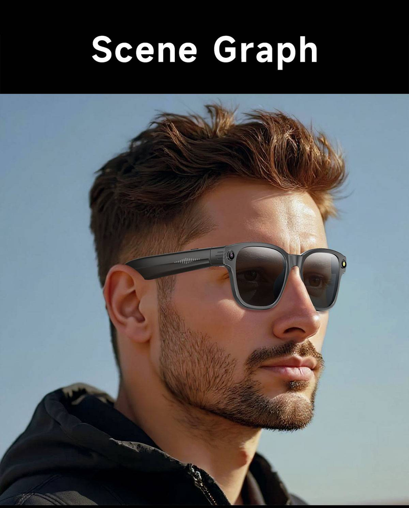 New Version Smart Glasses With 8MP Pixel Take Video Picture 4GB WiFi Contact AI ChatGPT Translation Smart Sunglass_voghion.com