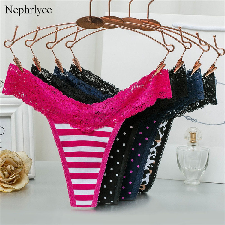 Gorąca sprzedaż seksowne kobiety G String stringi majtki z niskim stanem damska bezszwowa bielizna Pluse rozmiar bawełniana bielizna Drop Shipping_voghion.com