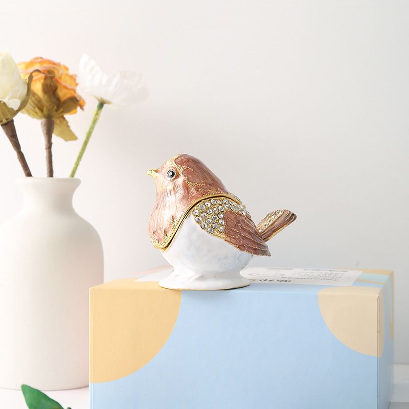 Schmuckornament aus Metall und Emaille in verschiedenen Farben, kreative Aufbewahrungsbox für Ringe, Halsketten und Ohrringe – ein perfektes Hochzeitsgeschenk_voghion.com