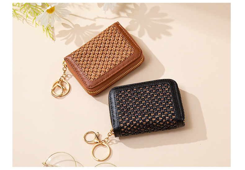 2023 New Women's Organ Card Money Anti demagnetization Zero Wallet Hollow Small Key Bag_voghion.com