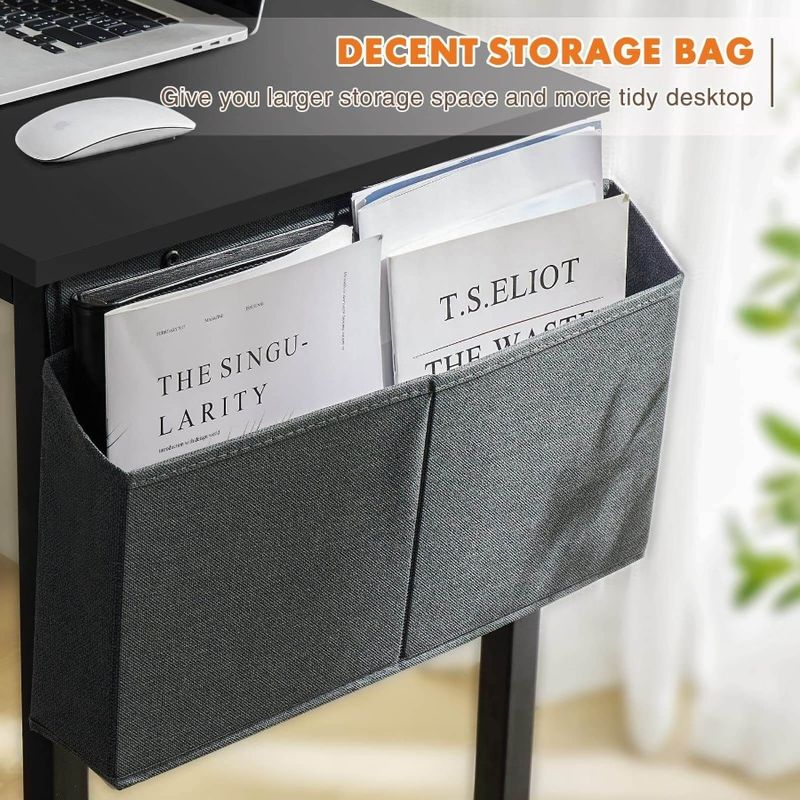 31 With Black Office Wooden Desks Inch Work Simple Storage Modern Style_voghion.com