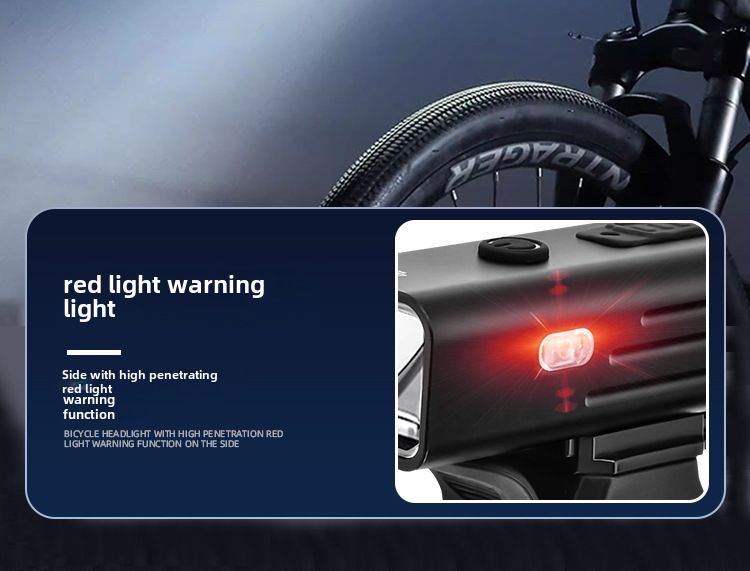 Luce per bicicletta Faro per auto da strada per mountain bike con sensore di luce intelligente Luce per guida notturna Protezione dalla pioggia Torcia notturna Attrezzatura_voghion.com