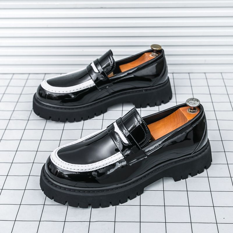 2025 Spring And Summer New Casual Men's Coarse Heel Sleeve Large Size Le Fu Fashionable, Versatile, Comfortable, Simple_voghion.com