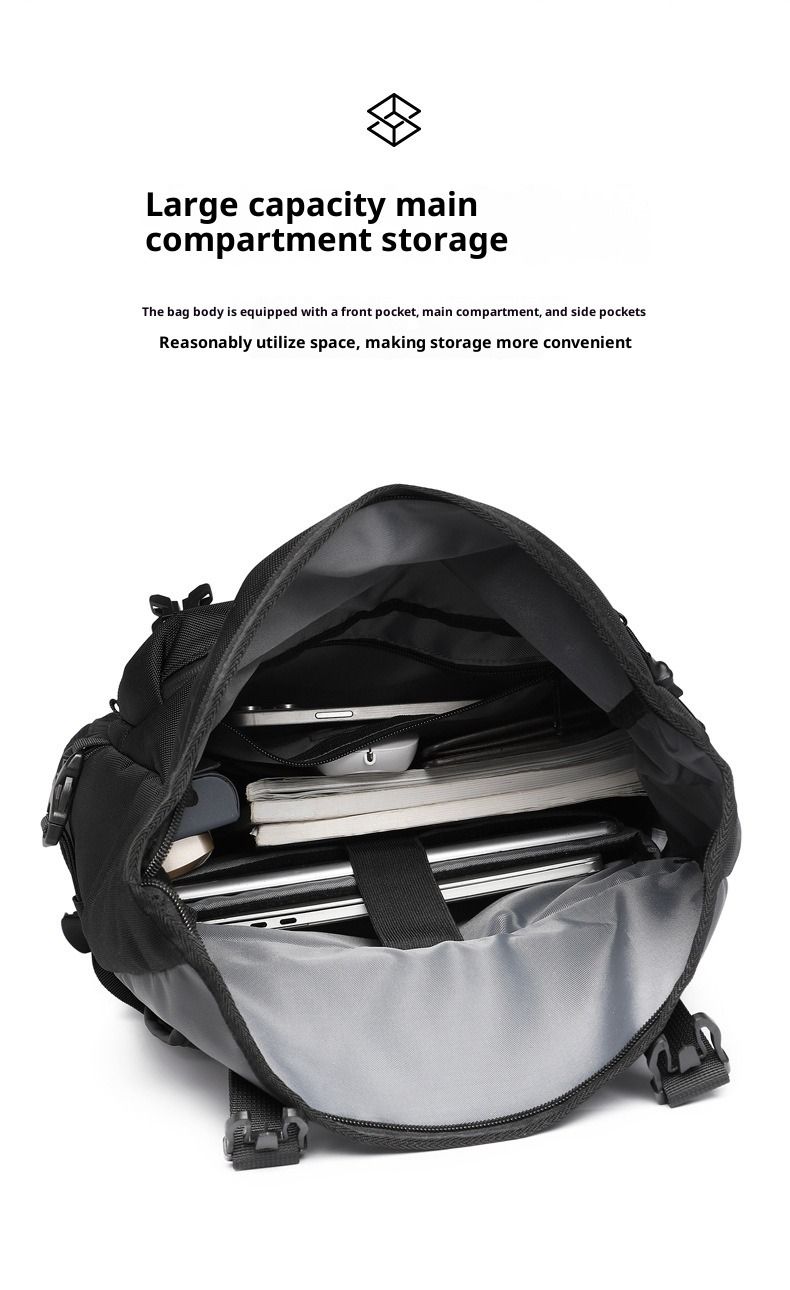 NOKOMETA Casual Backpack Backpack School Bag Large Capacity Waterproof Computer Bag Unisex Travel Commuter Bag_voghion.com