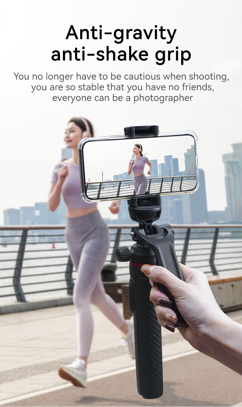 Music Festival Portable Fleksibel 90CM ultra-stabilt landingsskjelett teleskopisk håndholdt integrert live selfie stick_voghion.com