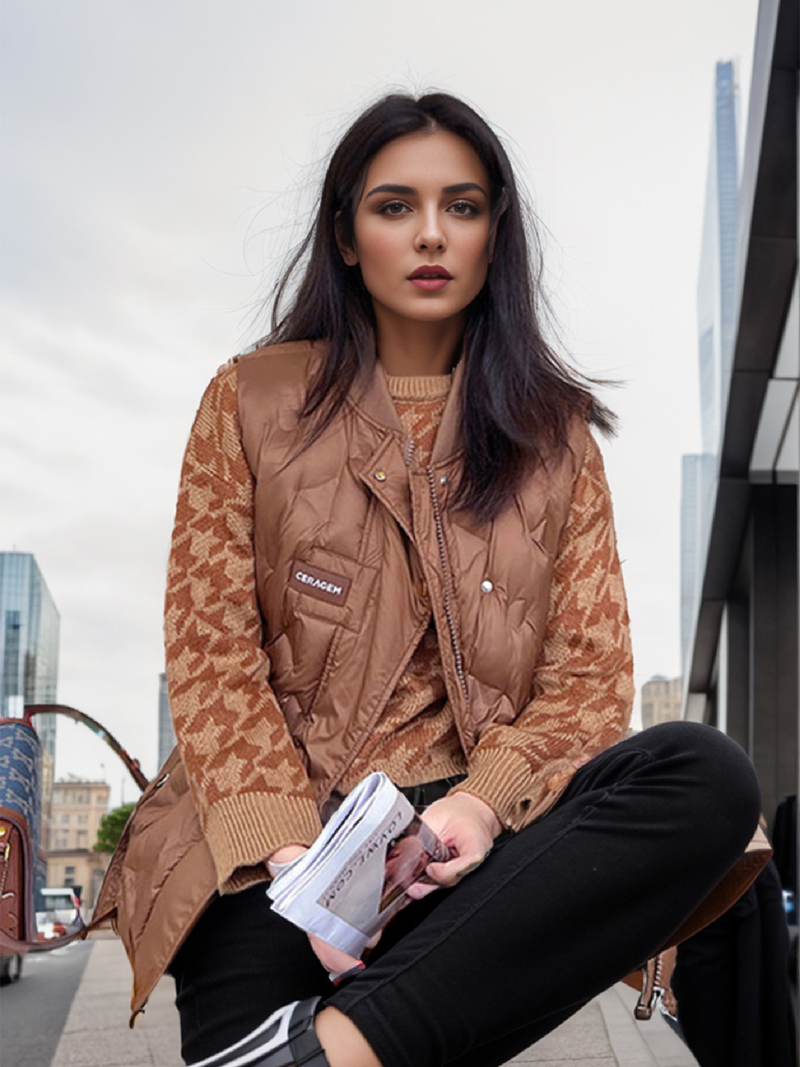Gilet da donna nella tendenza dei gilet da donna della moda autunno e inverno_voghion.com