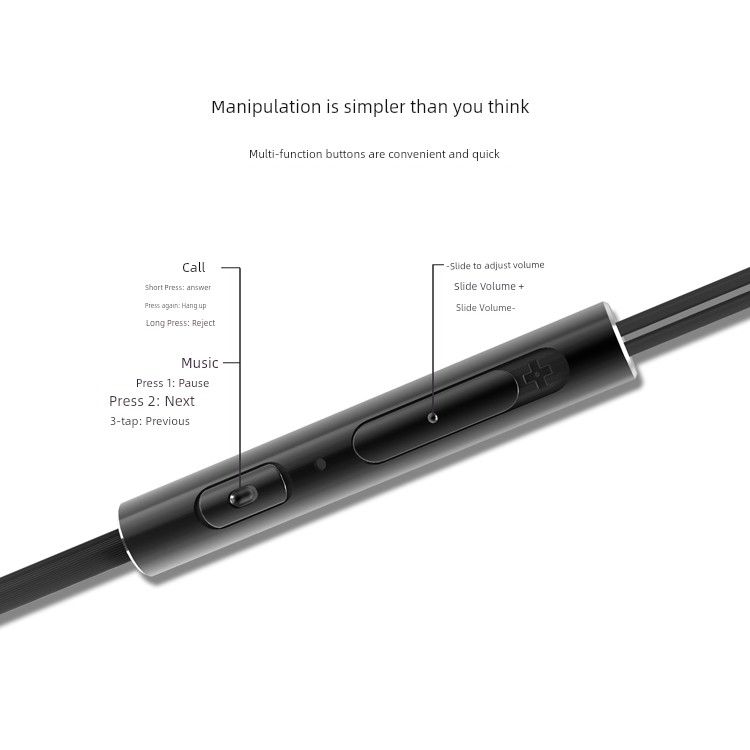 Metal Earpho In-Ear 3,5 mm mobiele Pho Neutrale lichtgewicht Android Smart Earbuds Controller Audio Headset met_voghion.com