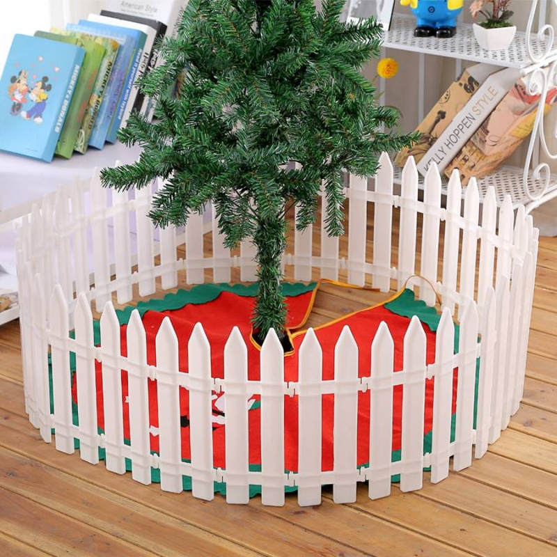 1st kerstboomrok kerstboombodem schort, groene rand vloermat kerstfeestdecoratie_voghion.com