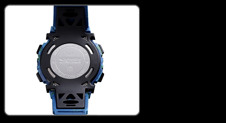 Kinderuhren Student Elektronische Uhr Camo Student Party Hohes Erscheinungsbild Wasserdichter Chronograph Outdoor-Sportuhr_voghion.com