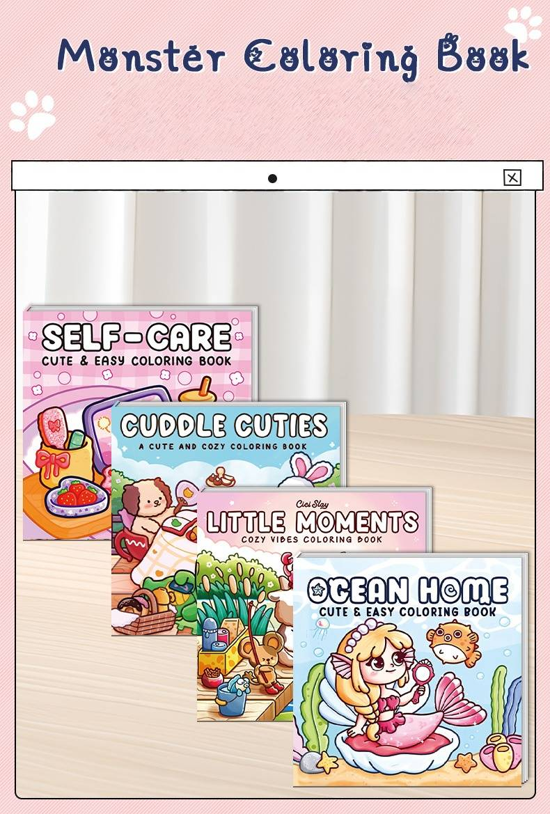 Monster Series Coloring Book For Kids - Creative Drawing & Painting Sketchbook With Fun Themes_voghion.com