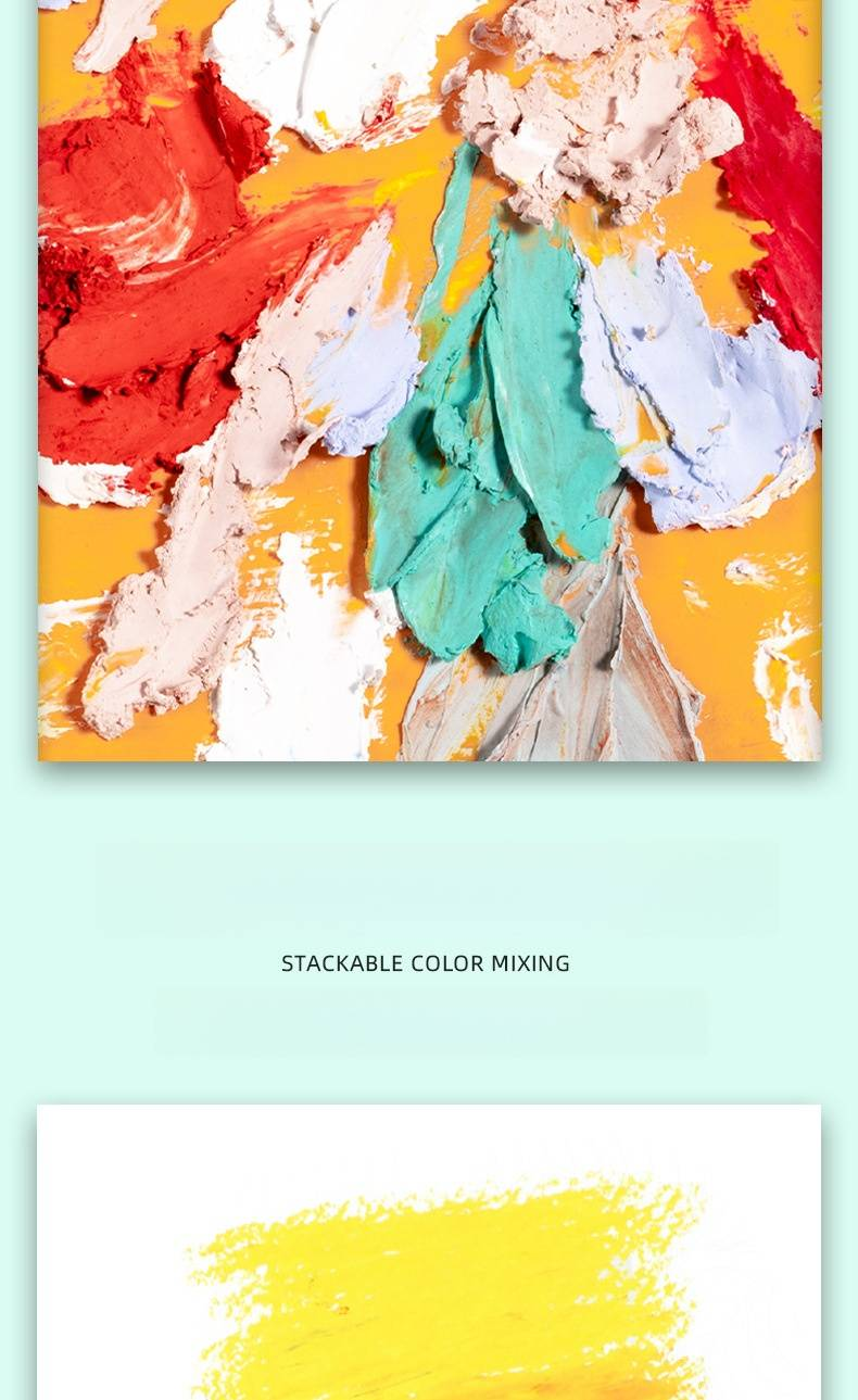 Ultra-Soft Non-Toxic Oil Pastels Set - 24/36 Vibrant Colors For Kids & Artists, Mess-Free Drawing & Painting, Safe Wax Crayons For Sketching, Doodling_voghion.com