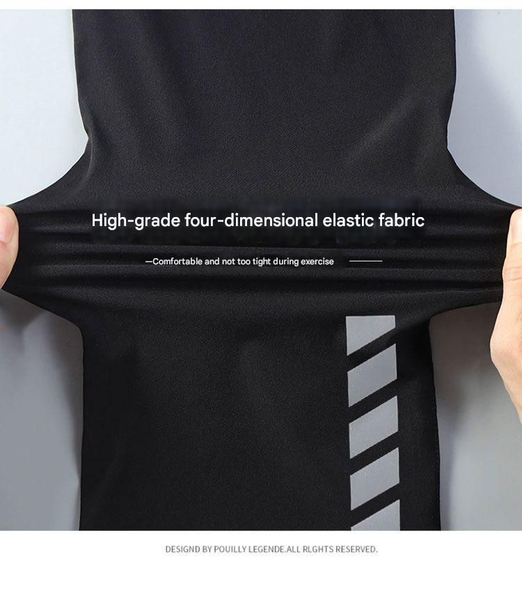 Men's New Long-Sleeve Workout Suit - High-Elastic Moisture-Wicking, Quick-Dry For Morning Run, Gym & Outdoor Fitness_voghion.com