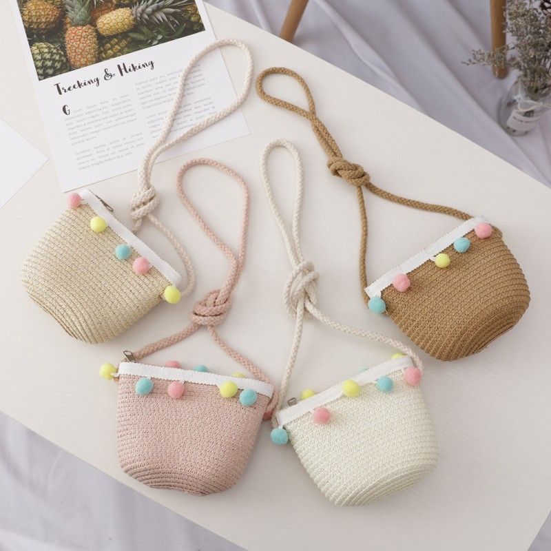 Cappello da sole in erba per ragazza pescatore, protezione da spiaggia per principessa estiva femminile per bambini, cappello da bacino_voghion.com