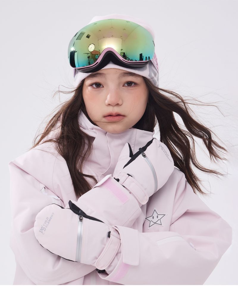 Wasserdichte Skihandschuhe für Kinder, Jungen und Mädchen – Warme Winterhandschuhe mit Grip für Schneespiele im Freien_voghion.com