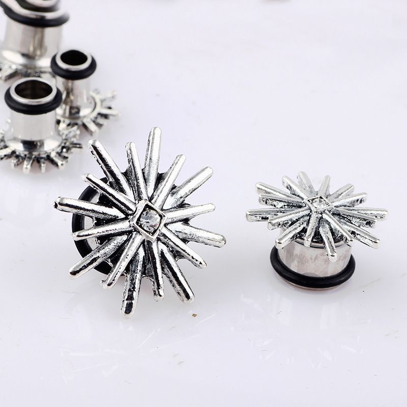 la Eight Shield Needle Expander Orecchio Piercing Gioielli_voghion.com