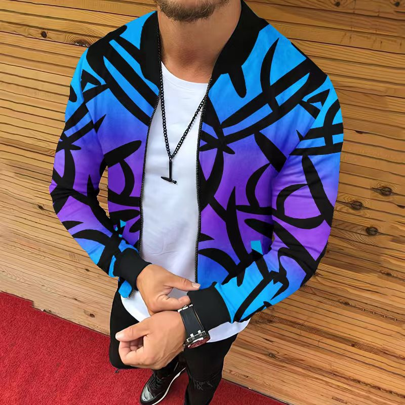 2022 New Printed Casual Men's Autumn And Winter Jacket Coat_voghion.com
