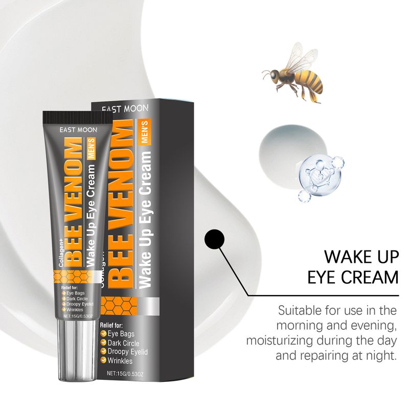 Crema de ochi EAST MOON pentru bărbați, hrănește și hidratează pielea din jurul ochilor, oferind o îngrijire elastică și hidratantă._voghion.com