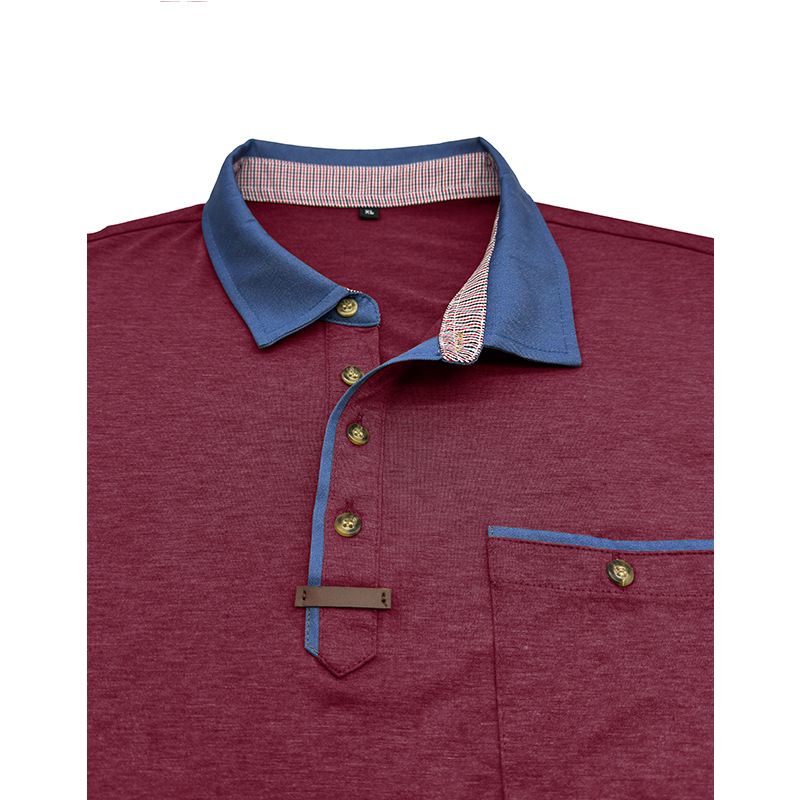 Grenzüberschreitende Sommer europäischen und amerikanischen Herren Kurzarm Revers T-Shirt, Außenhandel Herren Polo Shirt Casual Top Großhandel_voghion.com