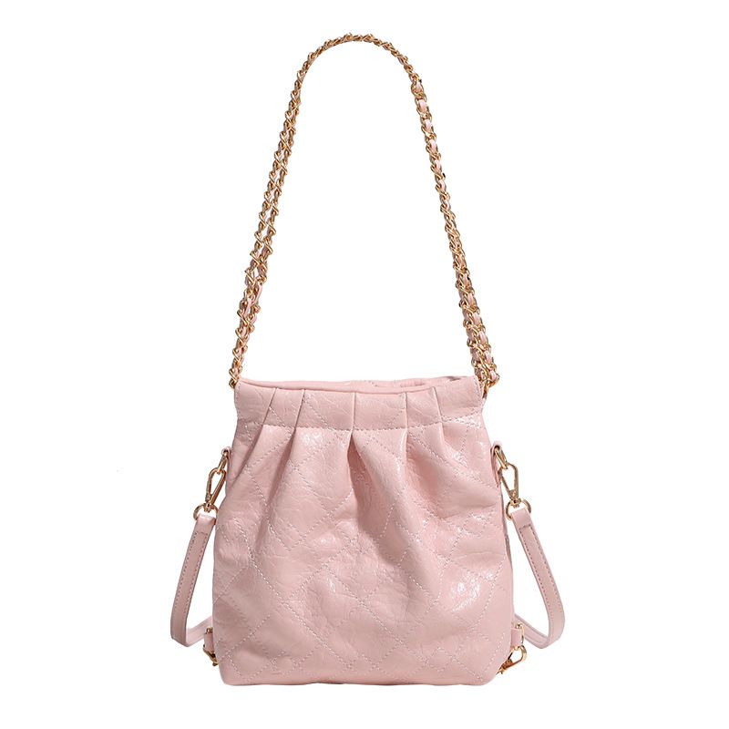 2025 Spring New Mini Hobo For Women Quilted Chain Backpack Versatile Small Shoulder Crossbody Bag_voghion.com