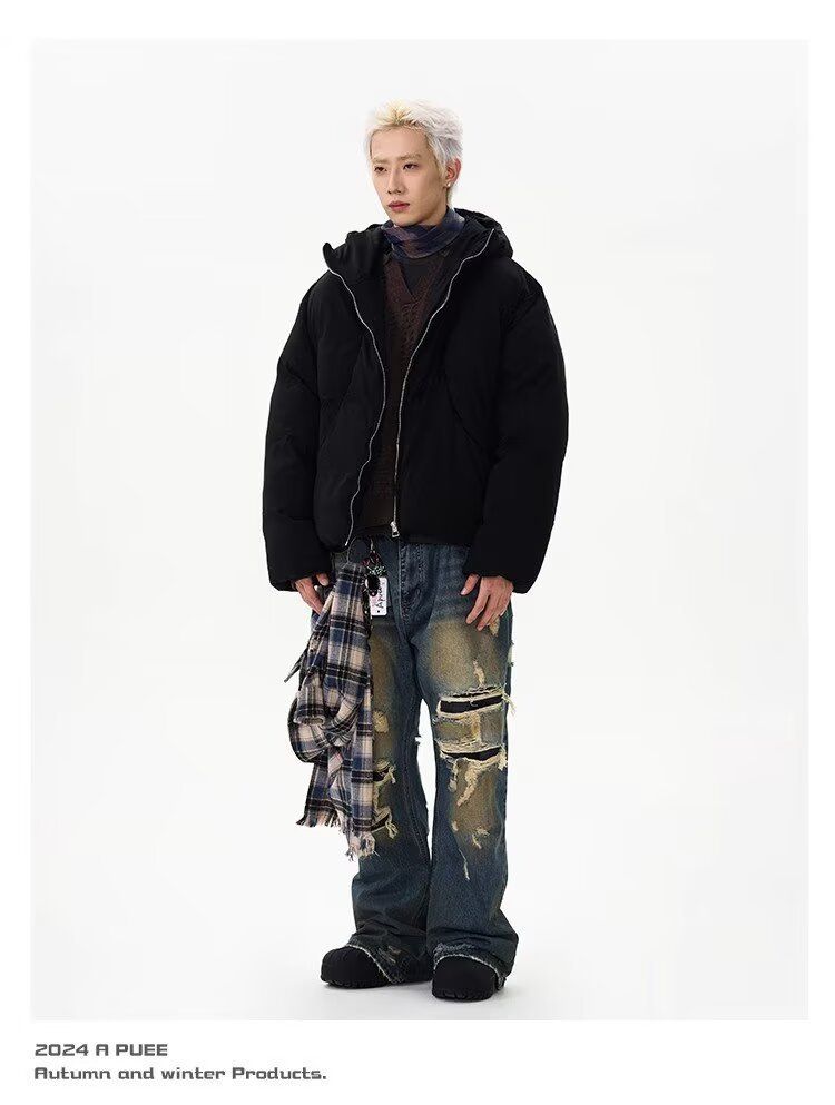 Übergroßes Strick-Poloshirt mit V-Ausschnitt für Damen und Herren – atmungsaktiv, dehnbar, lässige, lockere Passform (Kaffee, Heather Grey)_voghion.com