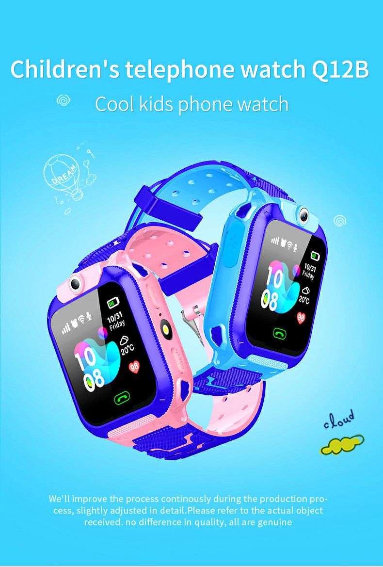 Smart Watches Q19 Children's Smart Phone Watch Q12 Multi Language Photo Positioning Call Waterproof 5th Generation 6th Generation_voghion.com