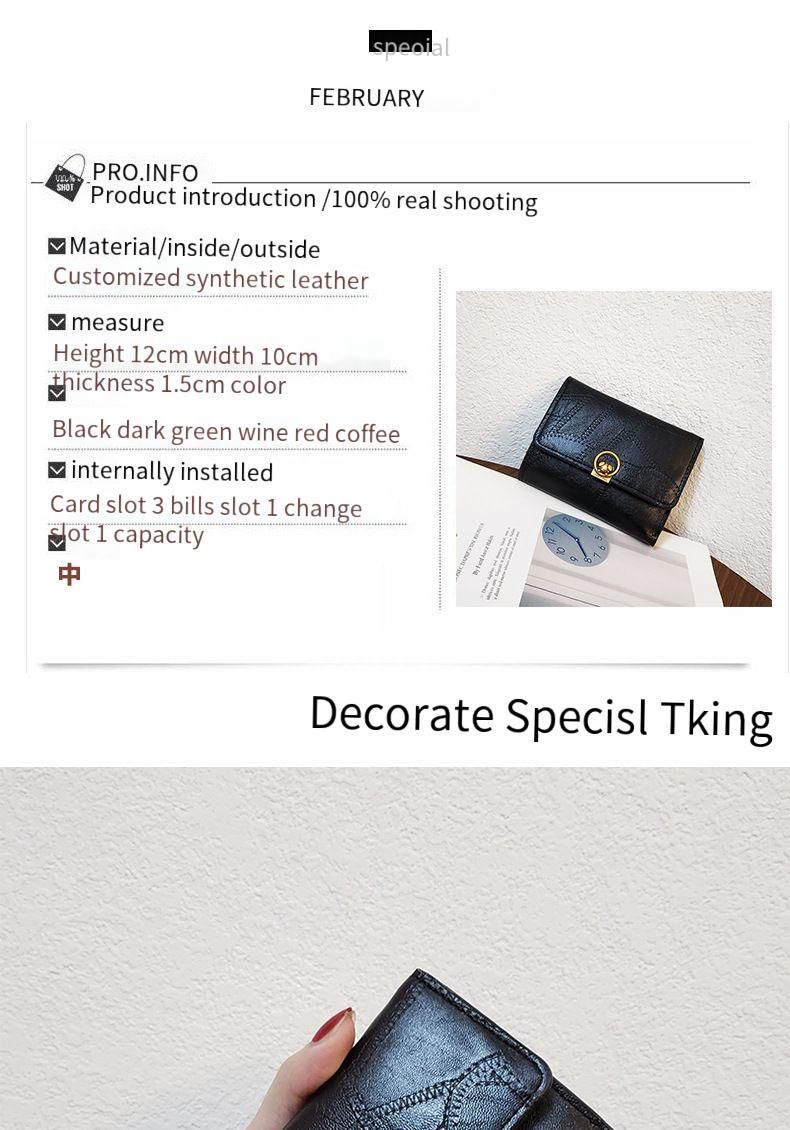 Portafoglio da donna semplice con motivo a cane carino, portafoglio corto da donna, sconto del 30%, piccolo portafoglio da donna, borsa portamonete, borsa porta carte, portafoglio di tendenza_voghion.com