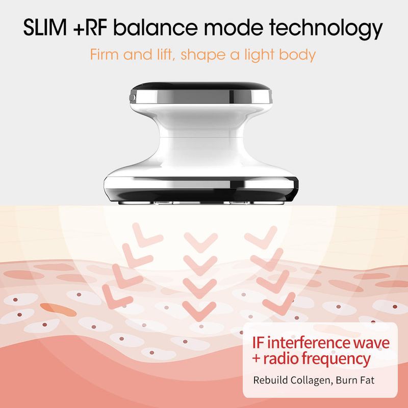 Radio Frequency Body Slimming Machine Ultrasonic Shaping Device Cellulite Massager Weight Loss Fat Burner EMS LED Light_voghion.com