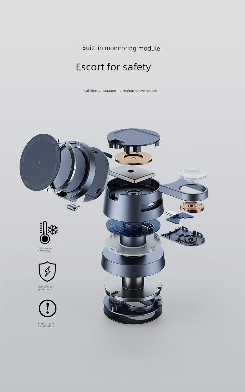 Kronšteina austiņu pamatne Bezvadu lādētājs_voghion.com